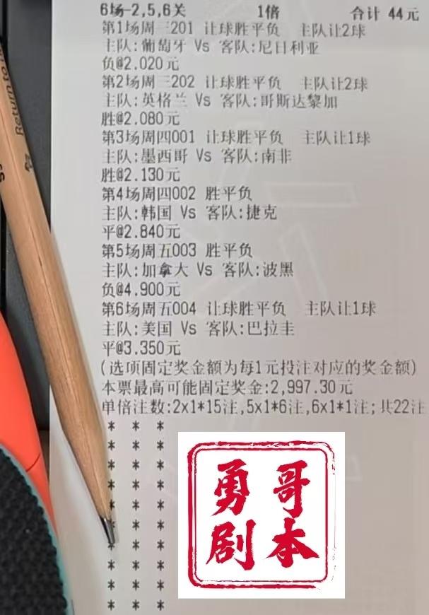6.10勇哥剧本